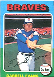 1975 Topps Baseball Cards      475     Darrell Evans